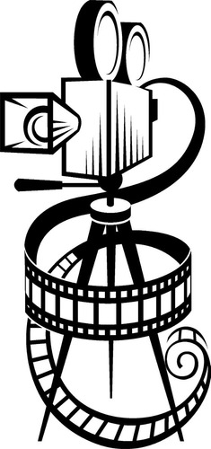 Adesivo De Parede Decorativo Camera Antiga De Cinema, Casa