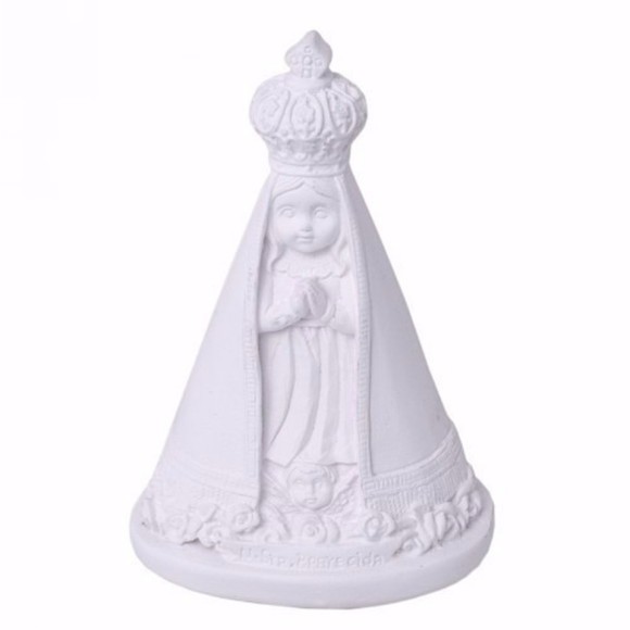 05 - Imagem Santinha Nossa Senhora Aparecida para batizado, noivado, casamento