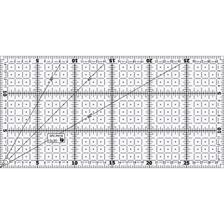 Régua 15x30 Patchwork Desenho Corte Costura -  Acrílico 30x15 em Oferta na Shopee