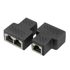Adaptador Duplicador Para Cabo De Rede Rj45 Entradas Fêmeas - Envio Imediato