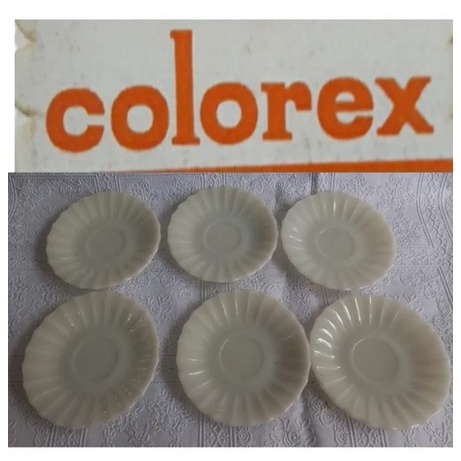6 Pires De Xicaras De Cafezinho Colorex Opalina Anos 70 (kl)