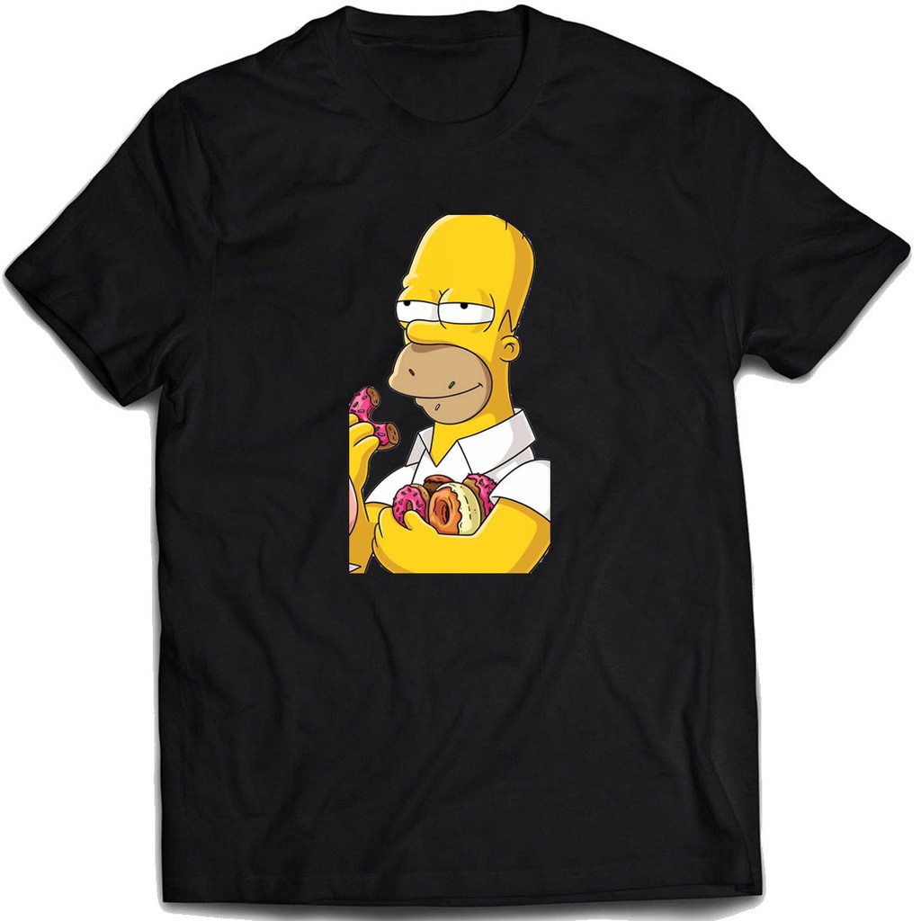 Camiseta Os Simpsons Homer Simpson Rosquinhas Camisa Tv Fun Shopee Brasil 5413