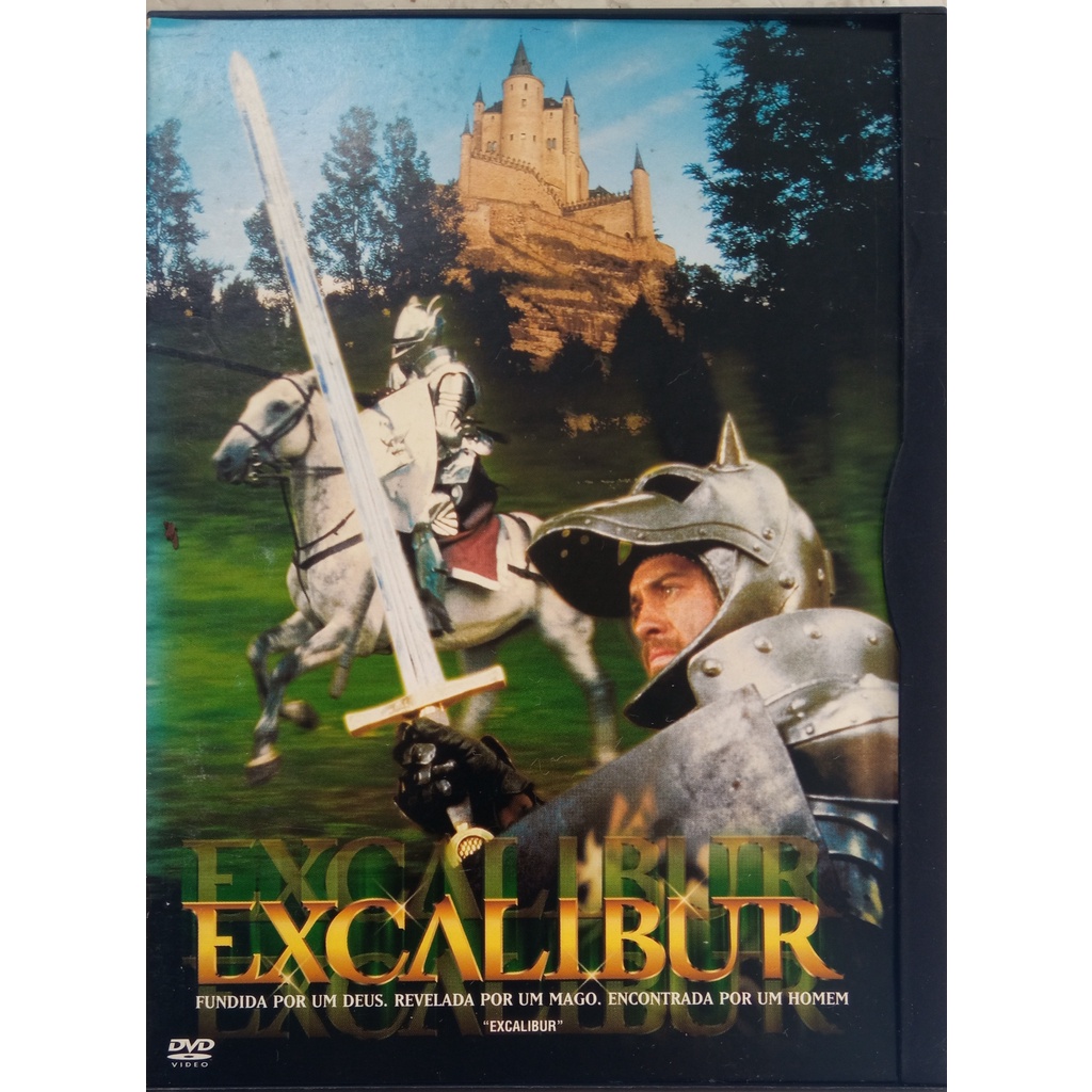 DVD EXCALIBUR FUNDIDA POR UM DEUS,REVELADA POR UM MAGO. ENCONTRADA POR UM HOMEM
