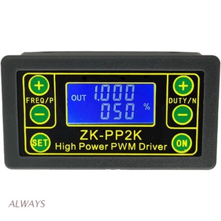 ALW ZK-PP2K Controle Velocidade Da Motor PWM 3.3 ~ 30V 12V 24V 8A 150W LED Ajustável Dimmer Freqüência Pulso