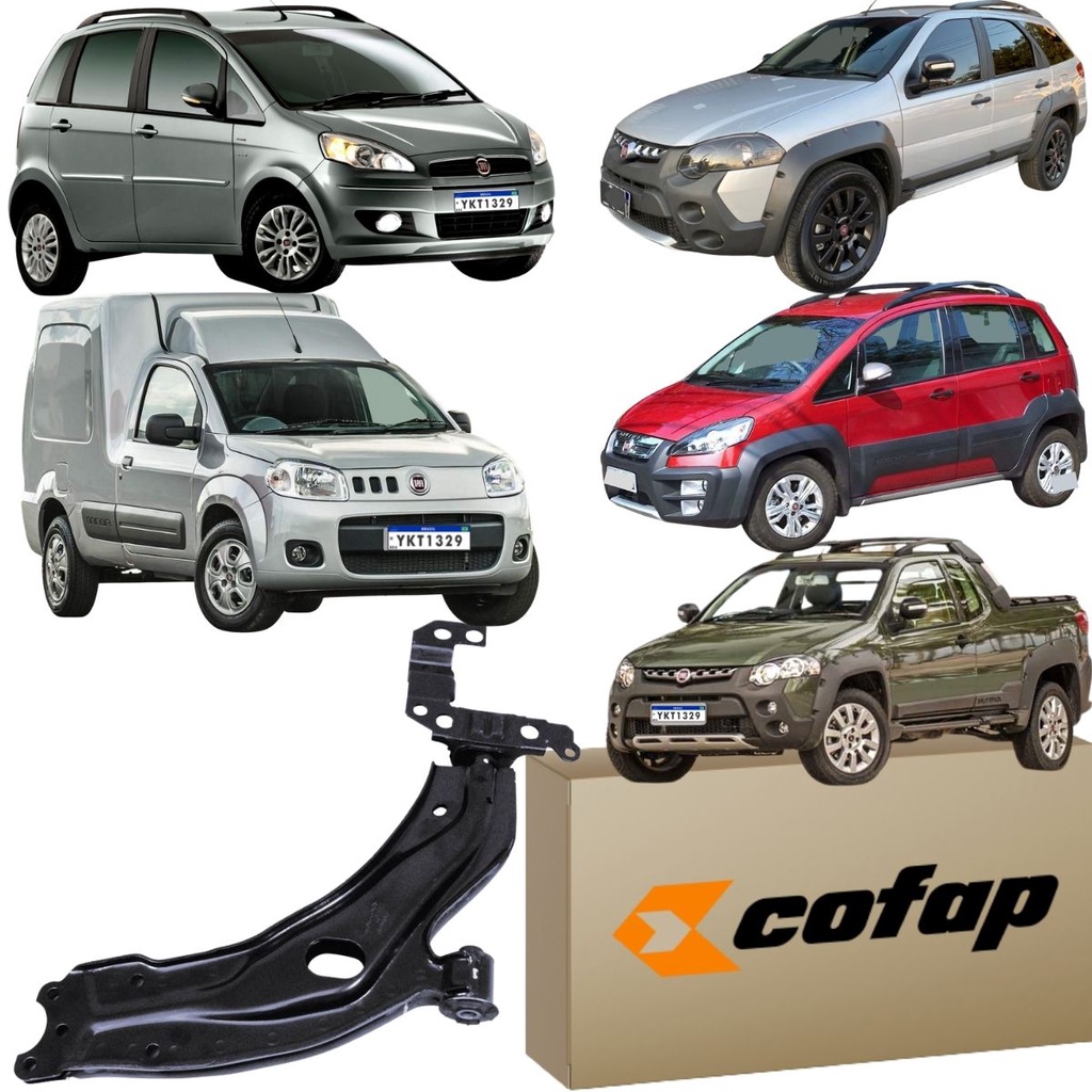 Bandeja Lado Esquerdo Balança Original Cofap Fiorino, Idea, Palio, Palio Weekend e Strada. em Oferta na Shopee