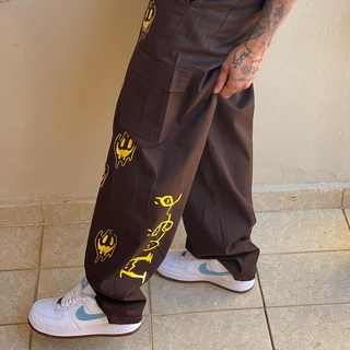 Calça Cargo - Huge Smile To Melt (Marrom)