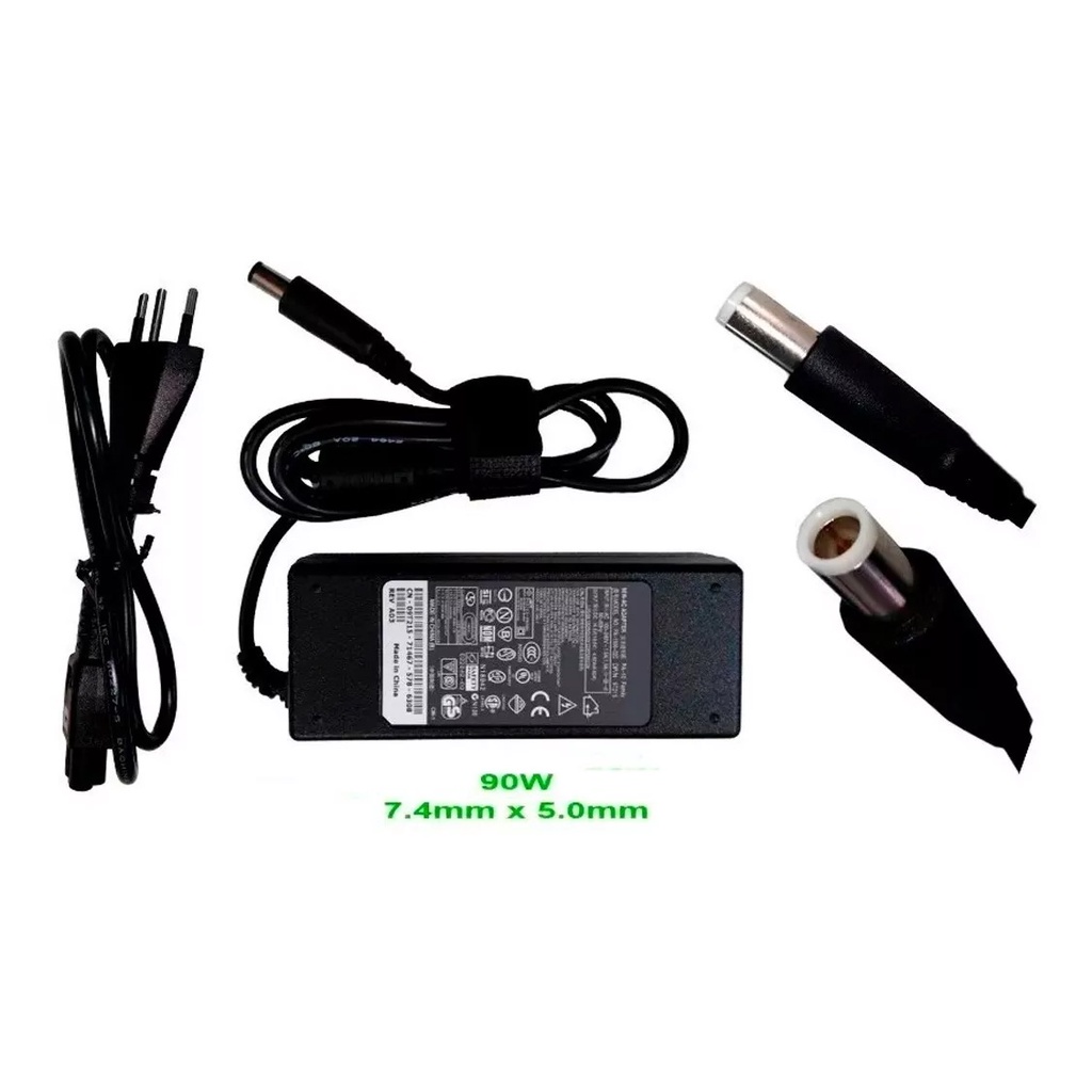 Carregador Compativel Para Notebook  Dell Inspiron 15r 7520 N5010 19,5v 4.62 de1908