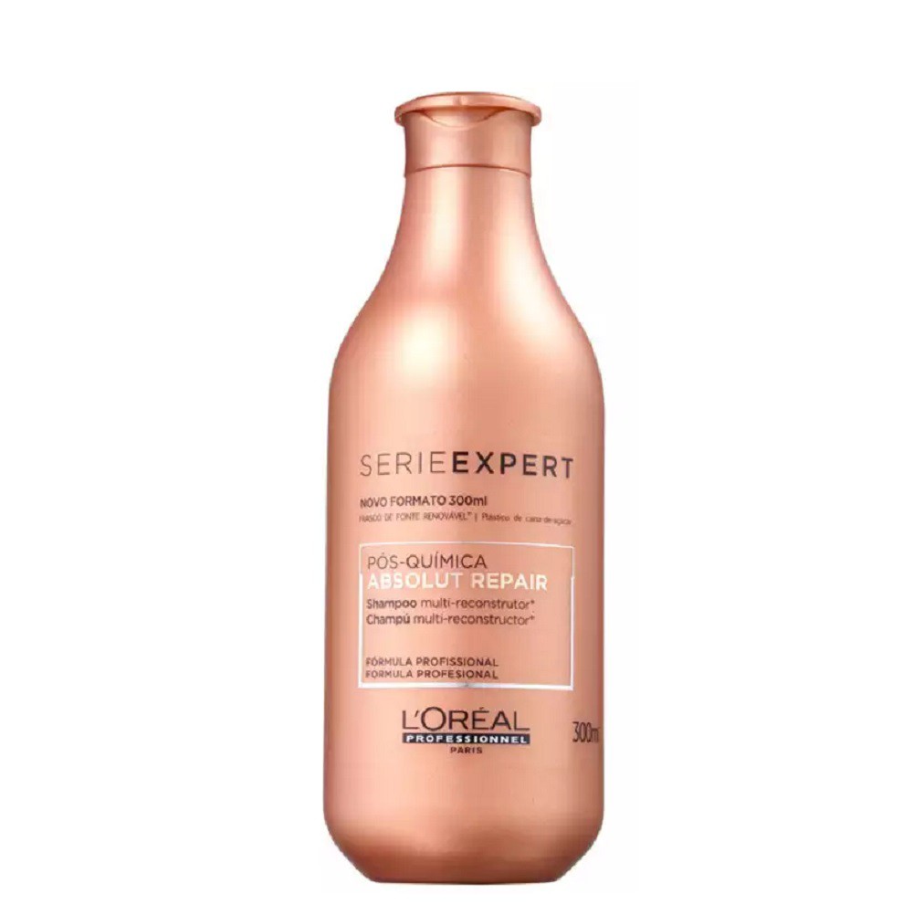 Shampoo Loréal Absolut Repair Pós Química 300ml Shopee Brasil