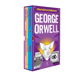 As obras revolucionárias de George Orwell - Box com 3 livros - Principis