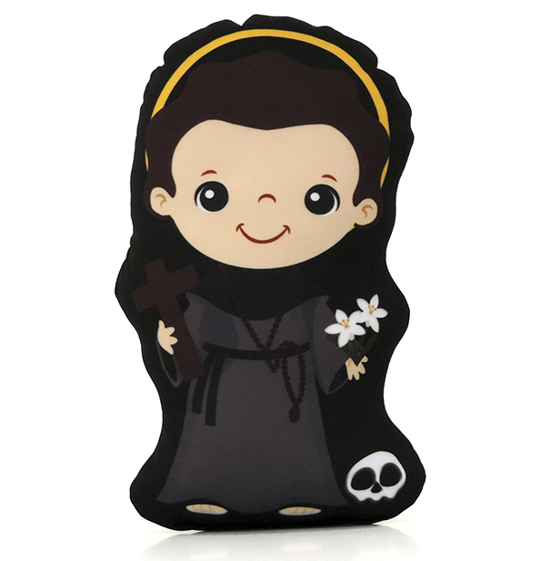 Almofada Boneco Naninha São Geraldo  – Presente Católico Infantil – Decoração Religiosa