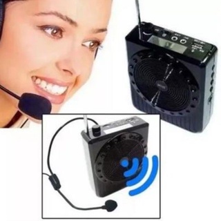 Megafone Amplificador Voz Microfone Professor Radio Fm Usb