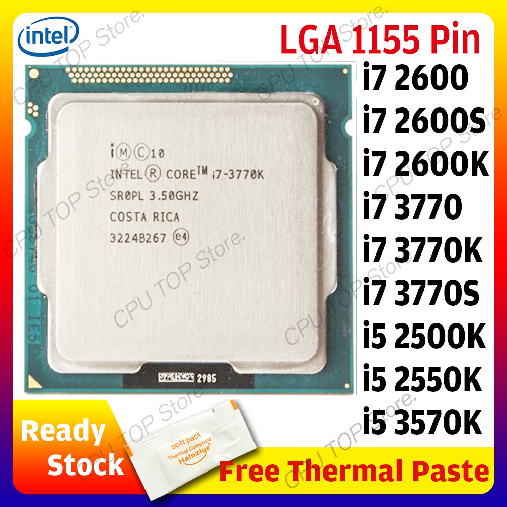 Intel I7 640M I7620M I5 580M I5 560M I5 540M I5 520M I5 480M I5 460M I5 ...