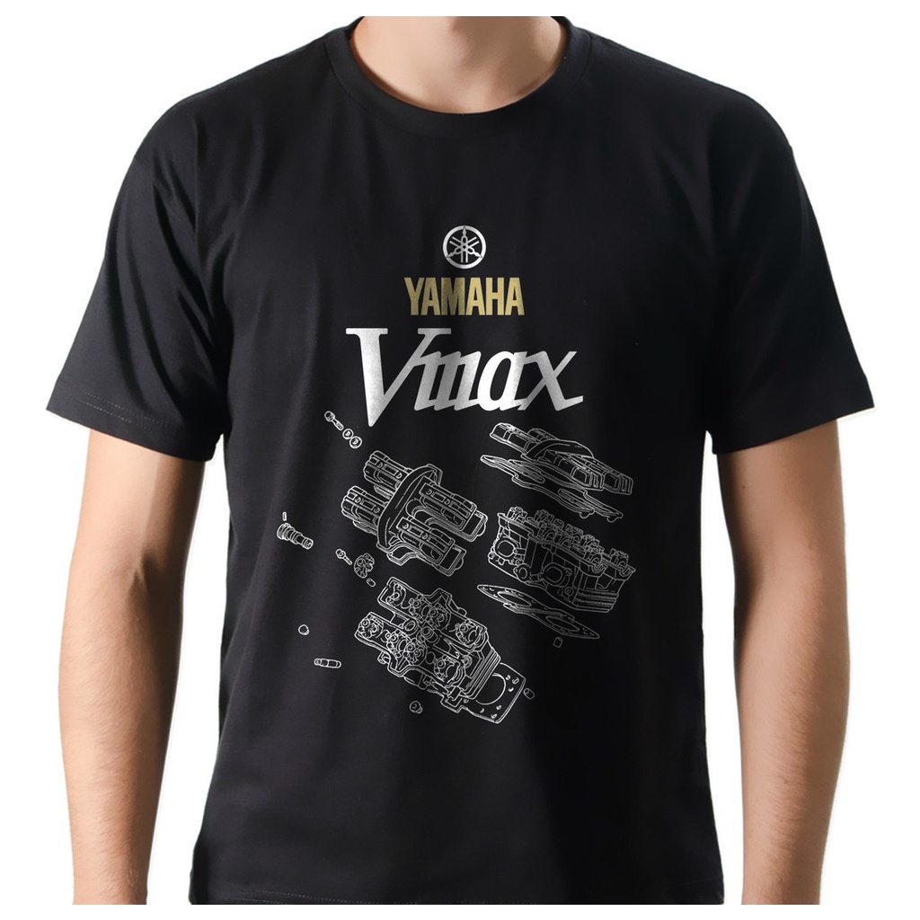 Camiseta Camisa Moto Yamaha VMAX 1200 Motor 100% Algodão