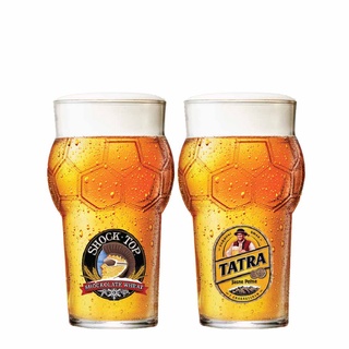Conjunto de Copos de Vidro para Cerveja Futebol de 580ml 2 pcs