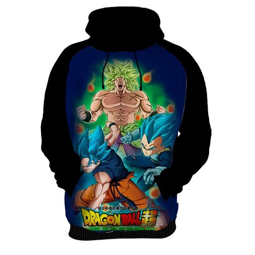Blusa De Moletom Personalizada Anime Dragon Ball Goku 06