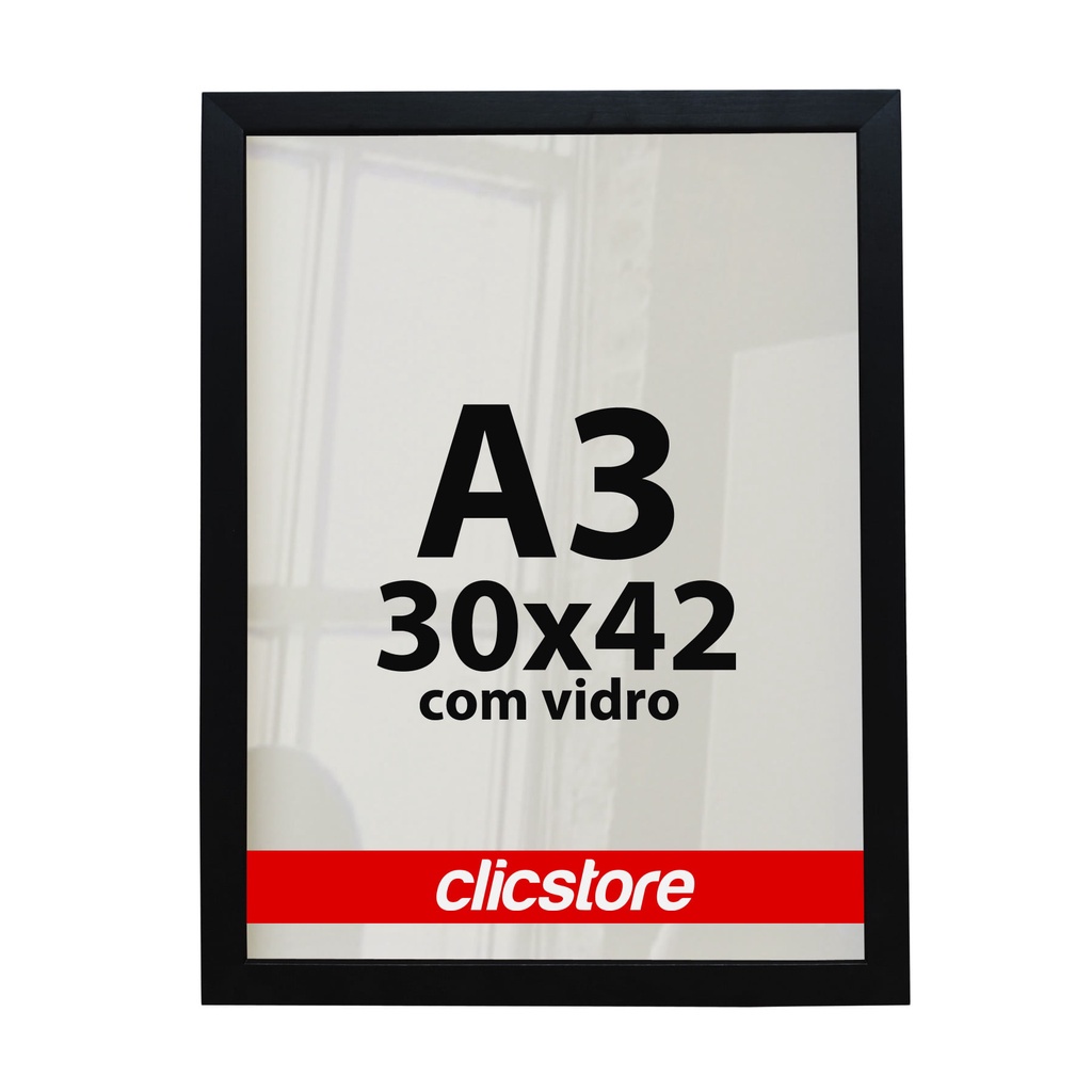 Moldura A3 30x42cm Com Vidro E Fundo Shopee Brasil 9798