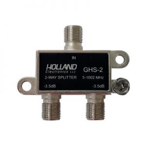 Divisor 1x2 Saidas Ghs-2 Ant. Vhf Uhf Net Tv Cabo - Holland PROMOÇÃO