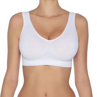 Top Hanes Original Sem Costura Nas Laterais Feminino Sem Bojo Basico Liso
