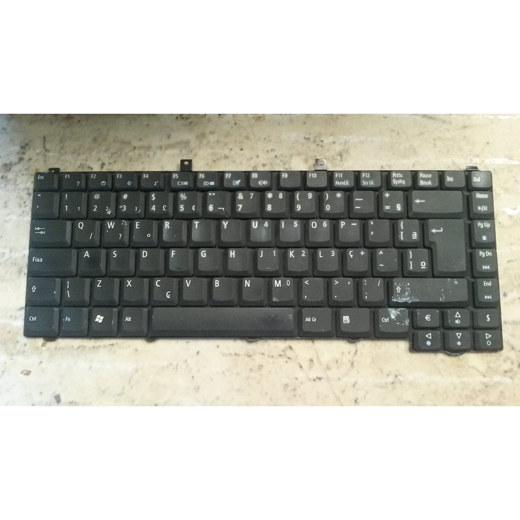 teclado usado notebook acer modelo 3620 funcionando