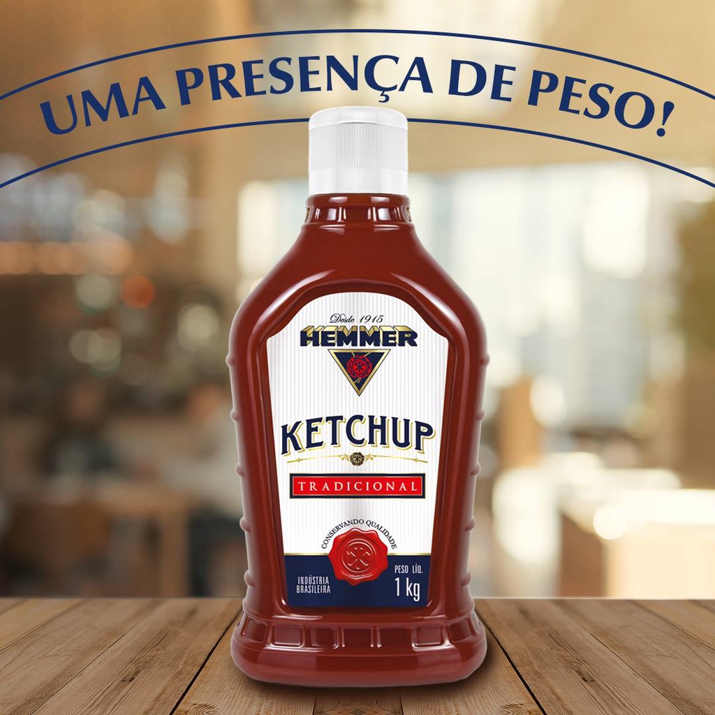 Ketchup Tradicional Hemmer 1 kg Shopee Brasil