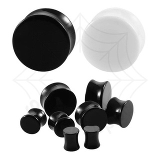 01 Uni Alargador Piercing Plug De Acrílico Do 24mm Ao 32mm