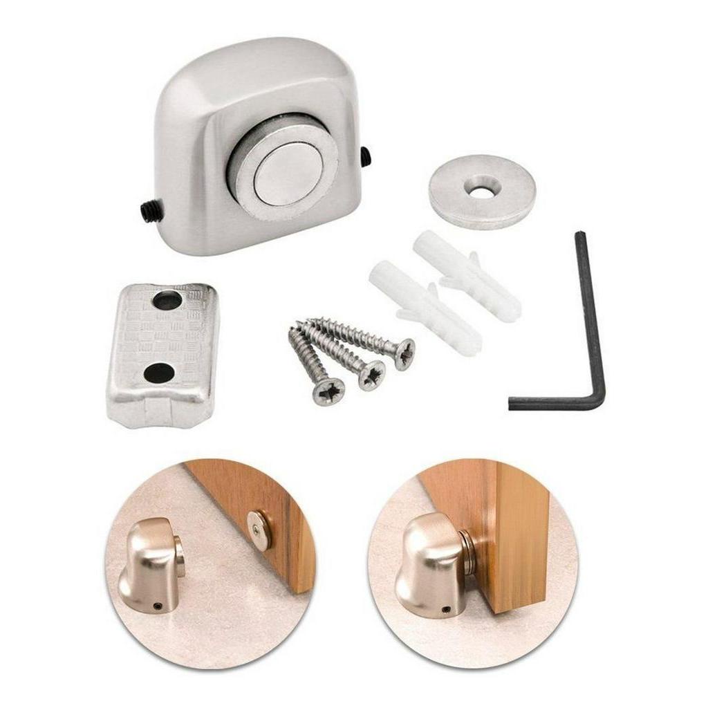 Prendedor Fixador Porta Magnetico Ima Escovado Fp500 Vonder - Home & Living