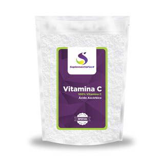 Ácido Ascórbico 500g - Vitamina C 100% 500g Pura - Suplemento Fácil