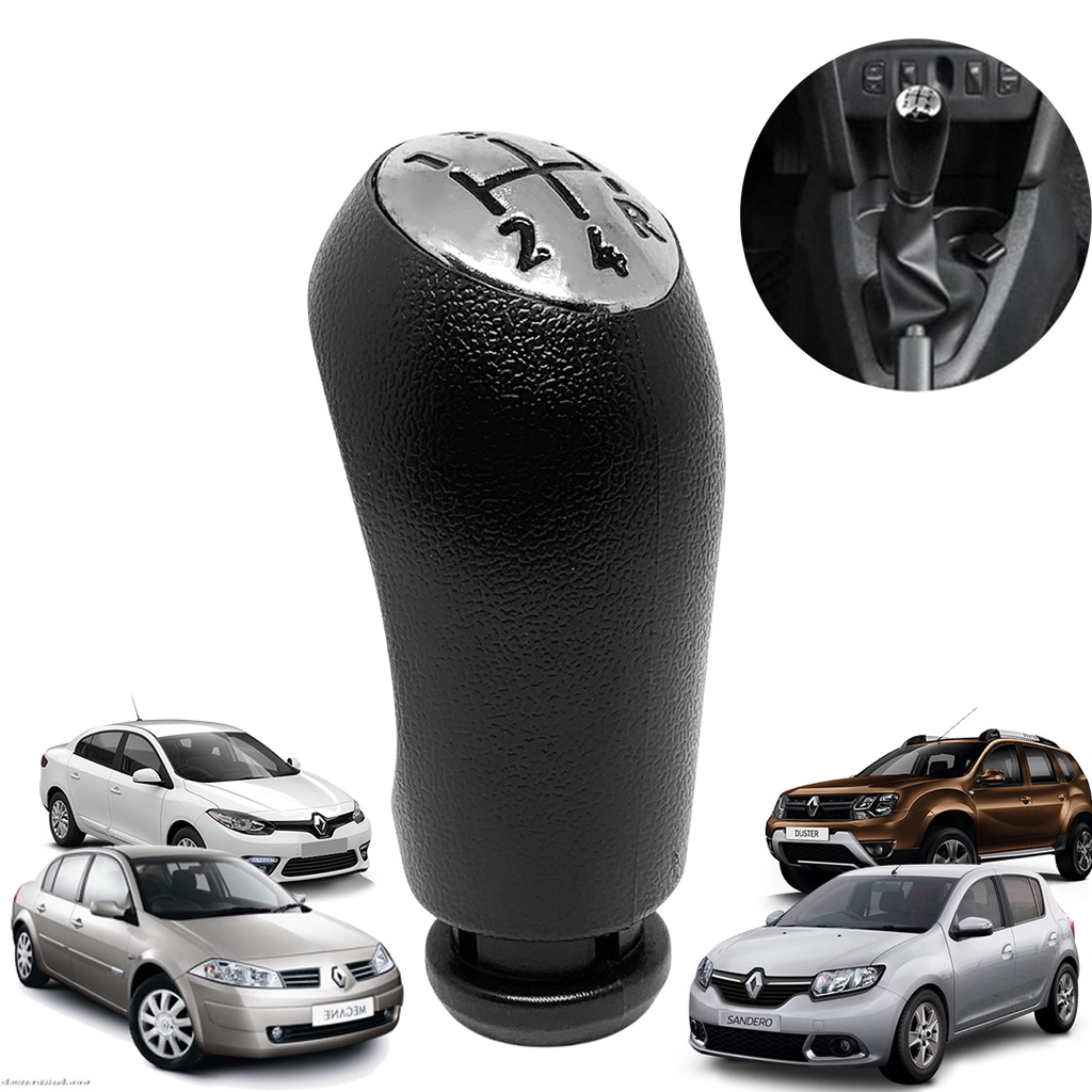 Bola Canopla Marcha Câmbio + Bucha Renault Logan Sandero Fluence Megane Duster