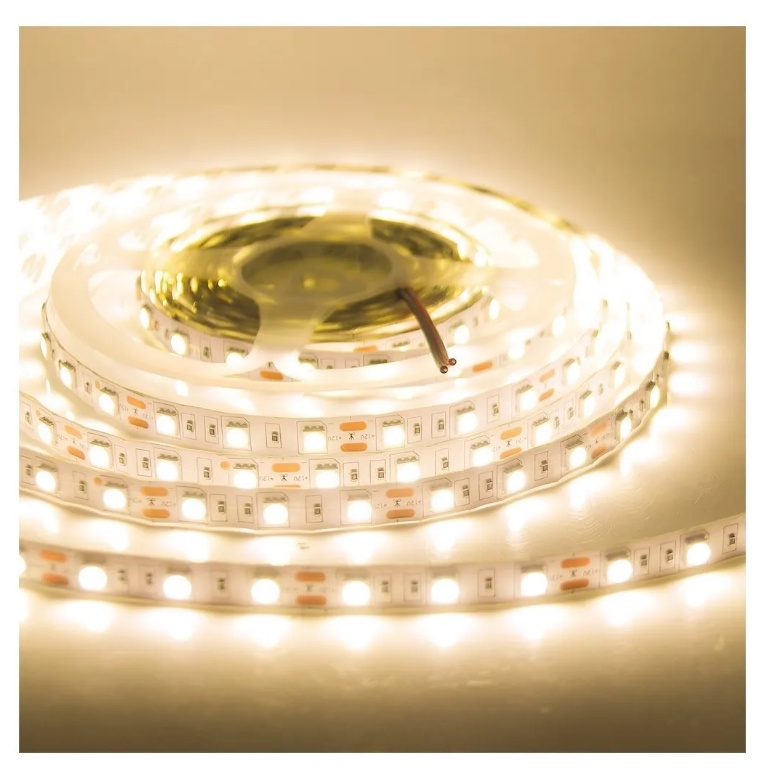 Luminario De Fita Led 3528 12v 5m 300 Led Super Brilho Com Fonte 3A  Bivolt em Oferta na Shopee