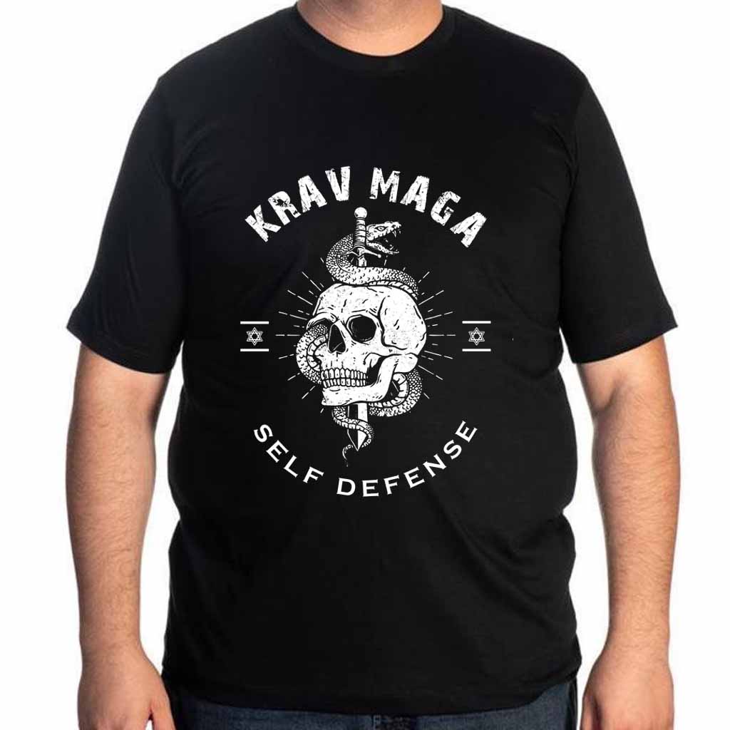 Camisa Camiseta Plus Size Luta Krav Maga Defesa Pessoal
