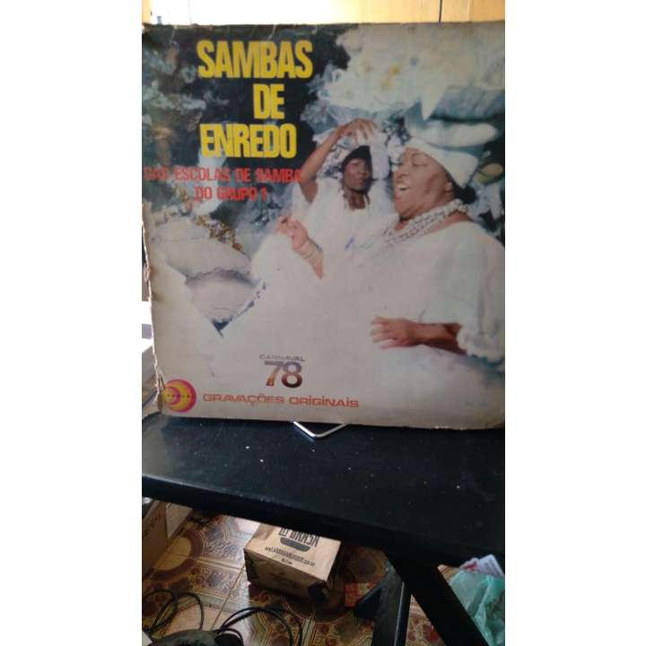 LP Sambas Enredo Carnaval RJ 1978 Top Tape