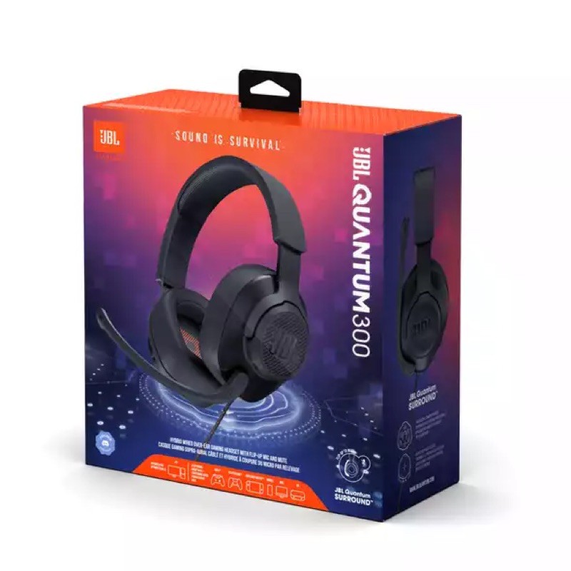 Fone da linha Gamer JbL QUANTUM 300.