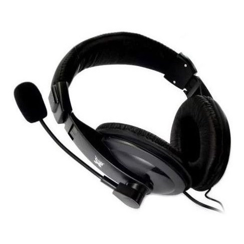 Headset Maxprint Profissional C/ Microfone P2 Preto 6011444