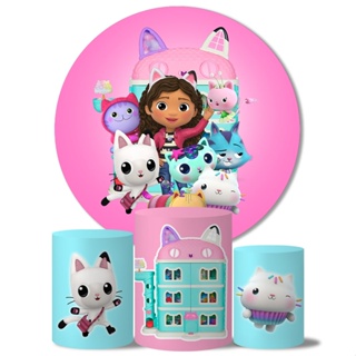 Trio Capa Cilindro + Painel Tema Casa da Gabi Veste Fácil em Oferta na Shopee