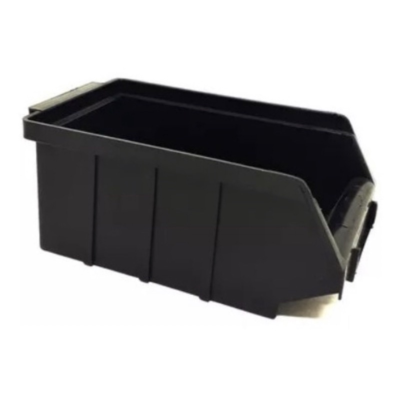 Kit de Gavetinhas 10 Caixa Bin N*3 Preta e 7 Caixa Bin N*5 Preta