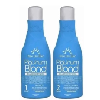 Kit Platinum New Liss Hair Shampoo e Condicionar 2 Produtos