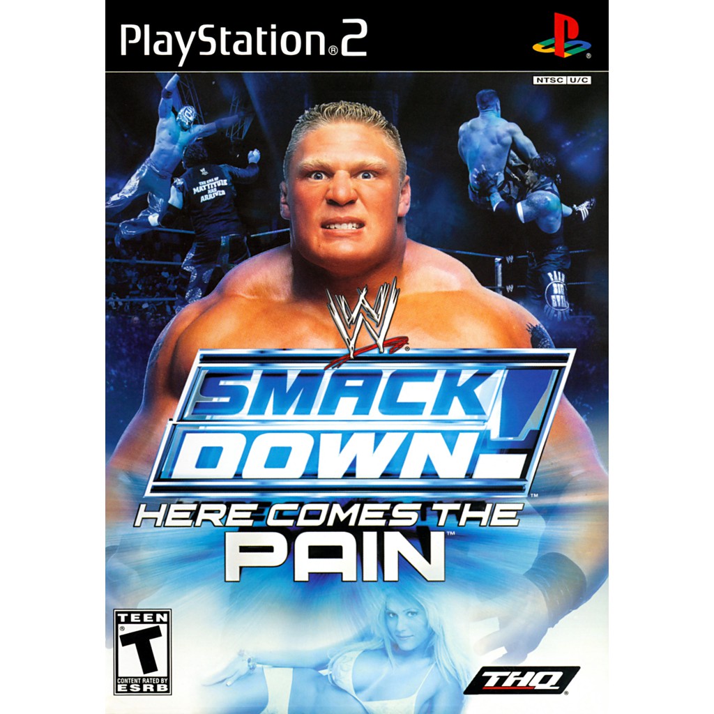 WWE SmackDown Here Comes the Pain jogo playstation ps2
