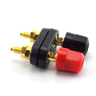 1pc 4mm Banana Plug DIY Conector De Posto De Encadernação Em Placa De Ouro Terminal De Coluna De Fio
