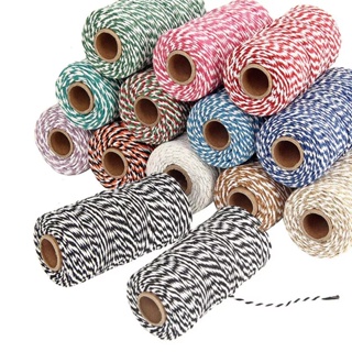 Barbante Para Tag Decorativo Lembrancinha Artesanato barbante Twine cotton Cordão Colorido em Oferta na Shopee