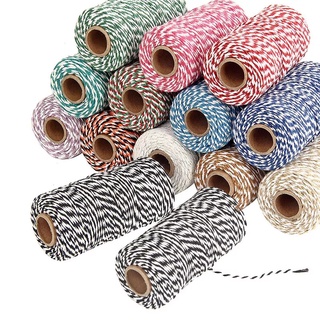 Barbante Para Tag Decorativo Lembrancinha Artesanato barbante Twine cotton Cordão Colorido