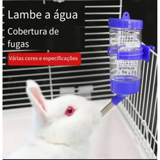 Bebedouro Automático Cão, Gato, Coelho, Chinchila E Porquinho 80ml 125ml 250ml em Oferta na Shopee