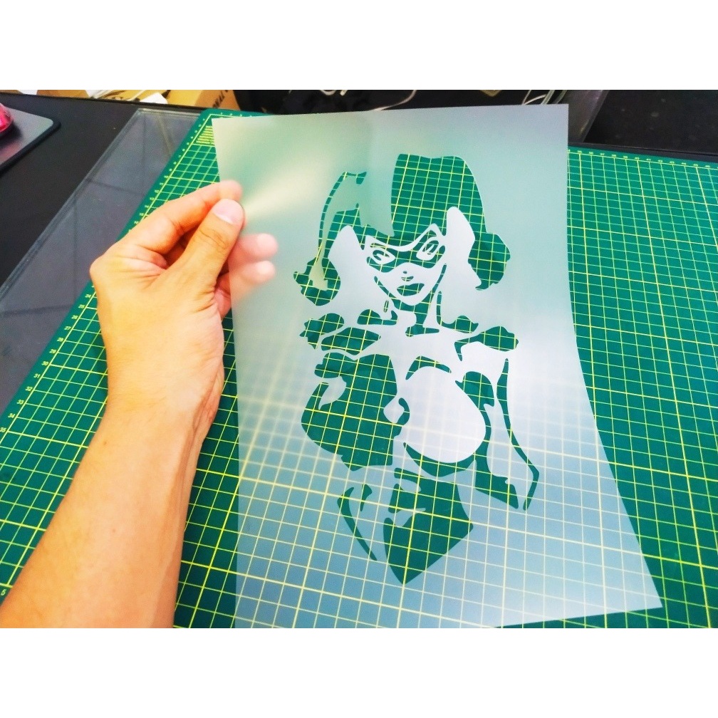 Molde Stencil Arlequina para Aerografias