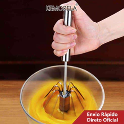 Misturador Semi-Automática De Aço Inoxidável De Leite Ovo Manual Ferramentas De Cozinha