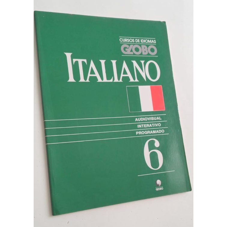 Coleção Cursos De Idiomas Globo Italiano Volume 6