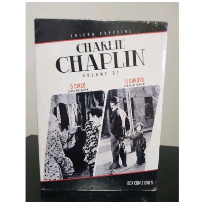 Dvd Charlie Chaplin Vol 1 edição especial O circo O garoto LACRADO