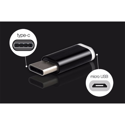 Adaptador Usb3.1 Type C Macho P/ Micro Usb Femea Zen Fone 3
