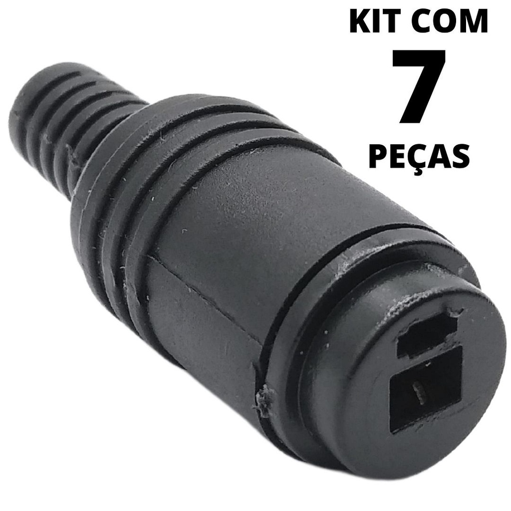 7un Conector Plug Paf Din 2 Pinos Femea Vitrola Antiga C&B Conectores