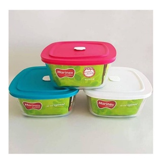 potes vidro marinex conjunto com 3 unidades, 500 ml, 1L e 2 L.