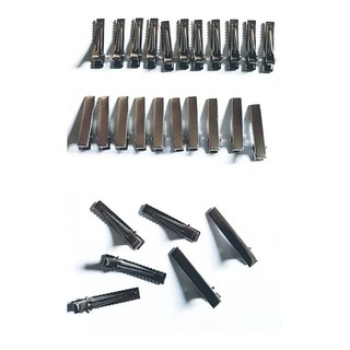 Kit Com 100 Bico Pato Presilha - Jacare Prata preço de Atacado