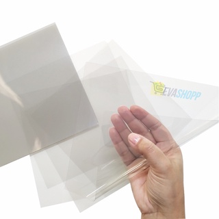 50 Folhas De Acetato Transparente - 20x20cmx0,20mm espessura (20 micras )